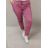 Kalhoty strečové dámské nadrozměr (2XL/3XL/4XL ONE SIZE) ITALSKÁ MODA IM422495LH/DRbílá