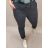 Nohavice strečové dámske nadrozmer (2XL/3XL/4XL ONE SIZE) TALIANSKA MODA IM422495LH/DR
