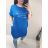 Tunika krátký rukáv dámská nadrozměr (4XL/5XL ONE SIZE) ITALSKÁ MÓDA IM422330