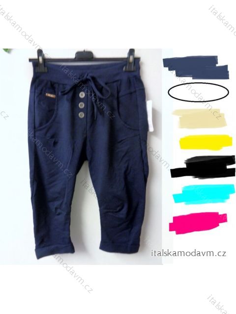Tepláky 3/4 baggy dámské (uni xl-3xl) ITALSKá MóDA IM51764197-5