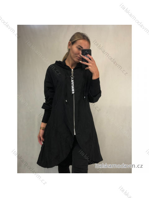 Kabát Bunda prodloužená šusťáková jarní dámská (S/M/L ONE SIZE) ITALSKá MóDA IMC21697/DR