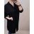 Košile oversize prodloužená 3/4 dlouhý rukáv dámská nadrozměr (2XL/3XL ONE SIZE) ITALSKá MóDA IM422323