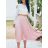 Sukně dlouhá skládaná dámská (S/M ONE SIZE) ITALSKÁ MÓDA  IMM22U5252/DR