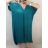 Šaty dlouhé maxi oversize krátký rukáv dámské viskoza nadrozměr (3XL/4XL/5XL ONE SIZE) ITALSKÁ MÓDA IMC22380/DRvínová