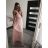 Šaty dlhé spoločenské elegantné plesové dámske (S/M ONE SIZE) TALIANSKA MÓDA IMM22Q52232/DUR smaragdová S/M/L