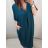 Šaty oversize krátky rukáv dámske nadrozmer (4XL/5XL ONE SIZE) TALIANSKA MÓDA IMD22139/DR 4XL / 5XL <p>khaki</p>