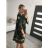 Šaty s krátkým rukávem dámské (S/M/L/XL ONE SIZE) ITALSKÁ MÓDA IMF22DRESS