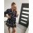 Šaty s krátkým rukávem dámské (S/M/L/XL ONE SIZE) ITALSKÁ MÓDA IMF22DRESS