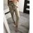 Nohavice dlhé elegantné dámske (M/L ONE SIZE) TALIANSKA MÓDA IMD22128/DR béžová M / L