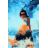 Šaty dlhé letné bez rukávov dámske (S/M/L/XL/2XL ONE SIZE) TALIANSKA MÓDA IMLI22007 oranžová S-2XL
