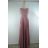 Šaty dlhé spoločenské elegantné letné bez rukávov dámske (S/M ONE SIZE) TALIANSKA MÓDA IMPSH2260011