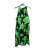 Šaty krátké letní icecool bez rukávu dámské (S/M/L ONE SIZE) ITALSKÁ MÓDA IMM22347/DR ZELENÁ