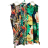 Šaty volnočasové bez rukávu dámské (uni xl/2xl) ITALSKá MODA IM722210