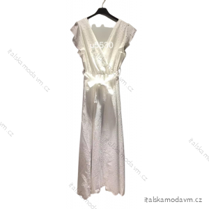 Šaty letní krajkové krátký rukáv dámské (S/M ONE SIZE) ITALSKÁ MÓDA IMM22un5530