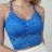 Top/tílko krajkové na ramínka dámské (S/M ONE SIZE) ITALSKÁ MÓDA IMPBB22136hb