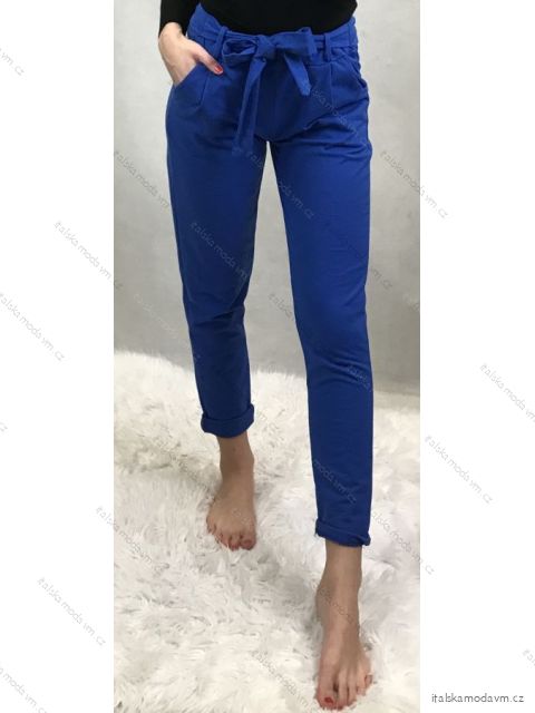 Tepláky elegantné dlhé s mašľou dámske (M/L ONE SIZE) TALIANSKA MÓDA IMD22421
