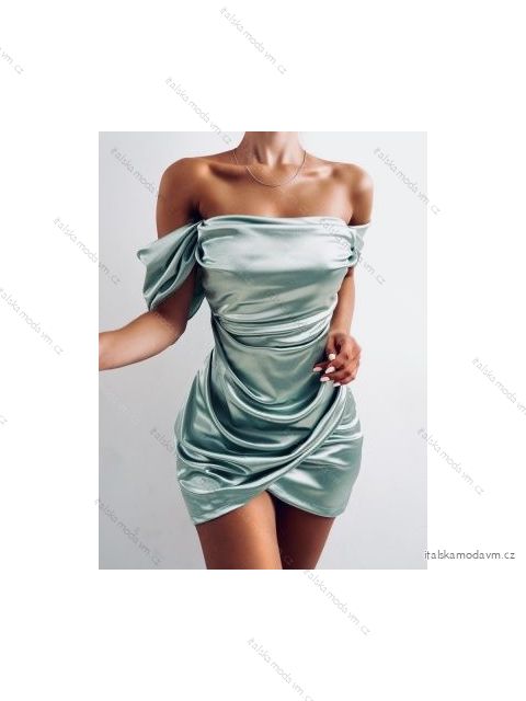 Šaty letné elegantný carmen dámske (S/M ONE SIZE) TALIANSKA MÓDA IMPBB22B21893