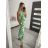 Souprava letní icecool tílko a kalhoty dámská (S/M ONE SIZE) ITALSKÁ MÓDA IMM21706 Černo-růžová S/M