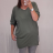 Šaty oversize krátký rukáv dámské (SM/L ONE SIZE) ITALSKÁ MÓDA IMD21956/DR S/M/L červená