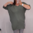 Šaty oversize krátký rukáv dámské (SM/L ONE SIZE) ITALSKÁ MÓDA IMD21956/DR S/M/L červená