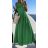 Šaty bez rukávu dlouhé letní dámské (S/M ONE SIZE) ITALSKÁ MÓDA IMWB22019/DR Růžová středně M/L
