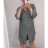 Šaty košilové 3/4 rukáv dámské ( XL / 3XL ONE SIZE) ITALSKá MóDA IM721PAOLO/DR
