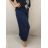 Kalhoty aladinky harémky dlouhé dámské (M/L ONE SIZE) ITALSKÁ MÓDA IMD22212/DUR černá