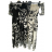 Šaty letní carmen přes ramena dámské (S/M/L ONE SIZE) ITALSKÁ MÓDA IMM22UN5368 Černá S/M