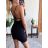 Šaty letní elegantní na ramínka dámské (S/M ONE SIZE) ITALSKÁ MÓDA IMPBB22A35291