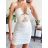 Šaty letní elegantní na ramínka dámské (S/M ONE SIZE) ITALSKÁ MÓDA IMPBB22A106621