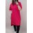 Šaty bavlněné volnočasové krátký rukáv dámské nadrozměr (XL/2XL ONE SIZE) ITALSKÁ MODA IM422103