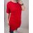 Šaty bavlněné volnočasové krátký rukáv dámské nadrozměr (XL/2XL ONE SIZE) ITALSKÁ MODA IM422103