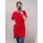 Šaty bavlněné volnočasové krátký rukáv dámské nadrozměr (XL/2XL ONE SIZE) ITALSKÁ MODA IM422103