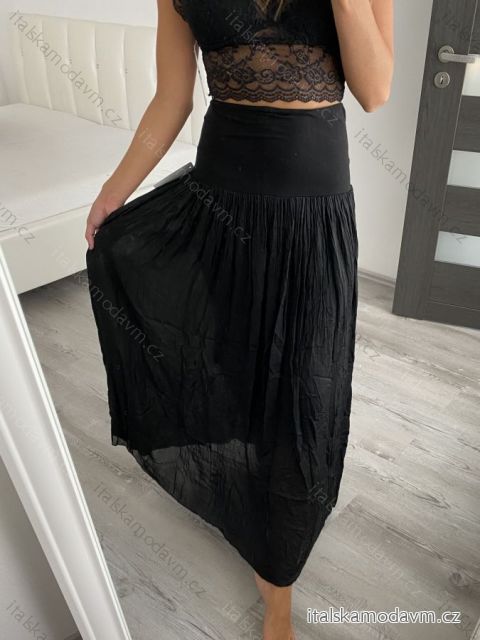 Sukňa dlhá dámska (S/M/L ONE SIZE) TALIANSKA MóDA IM322HAREM/DR