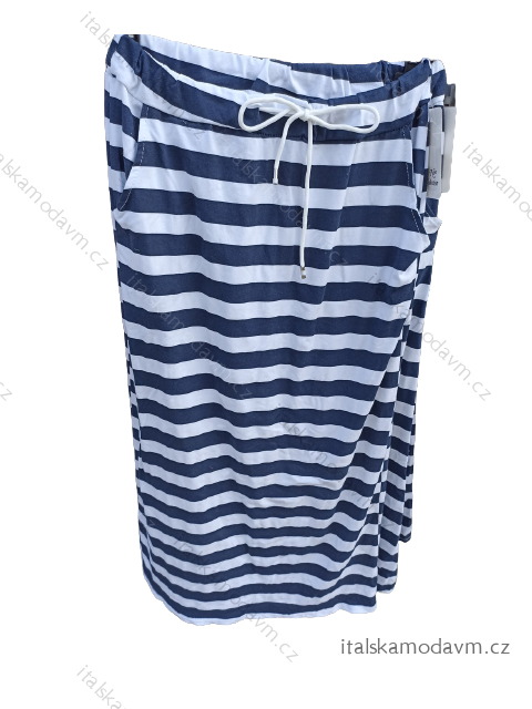 Sukně letní dlouhá dámská proužek (S/M/L ONE SIZE) ITALSKá MóDA IM722084