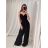 Overal elegantní dlouhé na ramínka dámské (S/M ONE SIZE) ITALSKÁ MÓDA IMPHD2280689/DRU