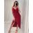 Šaty elegantní společenské letní na ramínka dámské (S/M ONE SIZE) ITALSKÁ MÓDA IMPSH226357
