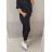 Kalhoty strečové dlouhé dámské (XL/2XL ONE SIZE) ITALSKá MODA IM422198LH