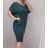 Šaty oversize krátký rukáv dámské nadrozměr (4XL/5XL ONE SIZE) ITALSKÁ MÓDA IM422EDITA