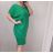 Šaty oversize krátký rukáv dámské nadrozměr (4XL/5XL ONE SIZE) ITALSKÁ MÓDA IM422EDITA