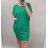 Šaty oversize krátký rukáv dámské nadrozměr (4XL/5XL ONE SIZE) ITALSKÁ MÓDA IM422EDITA