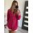 Košile oversize dlouhý rukáv dámská (M/L ONE SIZE) ITALSKÁ MÓDA IMWY22433/DR
