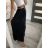 Sukňa dlhá dámska (S / M ONE SIZE) TALIANSKÁ MÓDA IM722063/DR čierna S/M
