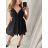 Šaty letní na ramínka dámské (S/M ONE SIZE) ITALSKÁ MÓDA IMPHD2222658