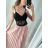 Body krajkové na ramínka dámské (S/M ONE SIZE) ITALSKÁ MÓDA IMPHD224059