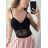 Body krajkové na ramínka dámské (S/M ONE SIZE) ITALSKÁ MÓDA IMPHD224059