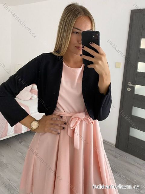 Bolerko dlouhý rukáv dámský (S/M/L ONE SIZE) ITALSKá MóDA IM322203