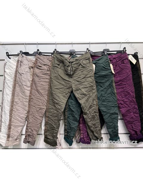 Kalhoty/tepláky dlouhé dámské (S/M ONE SIZE) ITALSKÁ MÓDA IMPSH2261115
