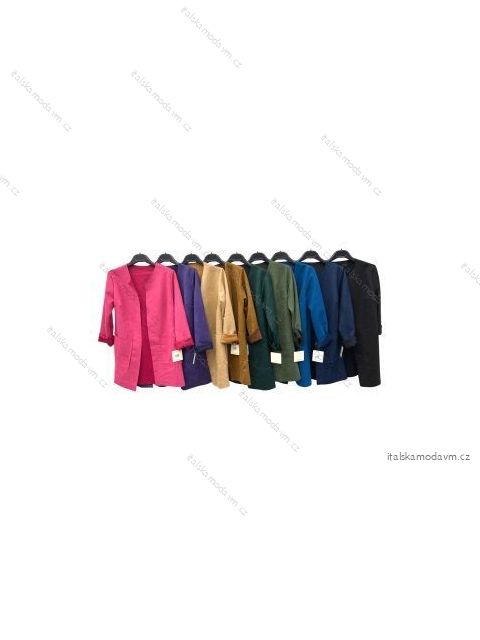 Cardigan/kabát dlhý dlhý rukáv dámska (S/M ONE SIZE) TALIANSKA MÓDA IMPLM22017000060