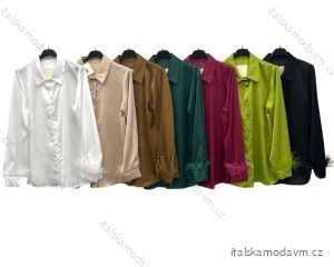 Košile dlouhý rukáv dámská (S/M ONE SIZE) ITALSKÁ MÓDA IMPLM22245100011
